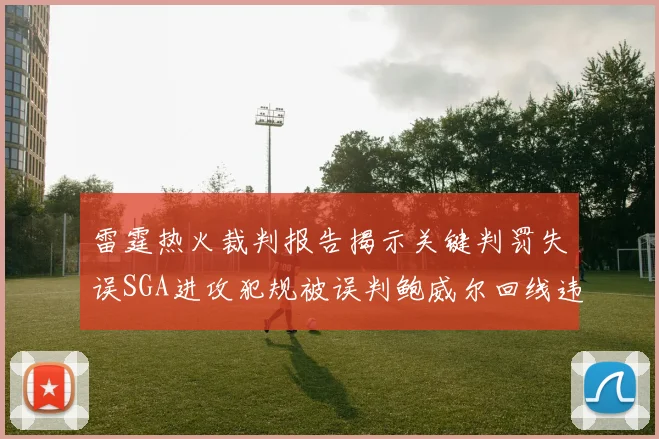 雷霆热火裁判报告揭示关键判罚失误SGA进攻犯规被误判鲍威尔回线违例未被吹罚